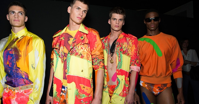 Прямая трансляция мужского показа Versace, весна-лето 2015