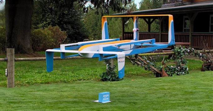 Доставка дронами от Amazon в новой рекламе с Джереми Кларксоном