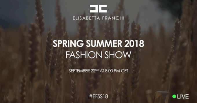 Прямая трансляция Elisabetta Franchi весна-лето 2018