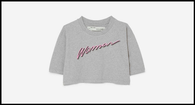 Off-White выпустил футболку для девушек в честь 8 Марта