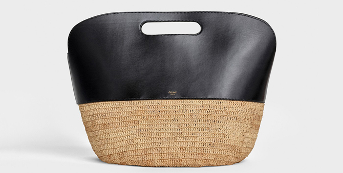 Celine выпустил коллекцию летних плетёных сумок