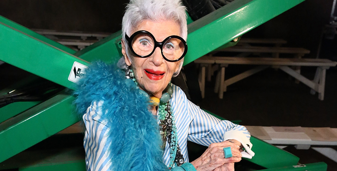 Айрис Апфель подписала свой первый модельный контракт