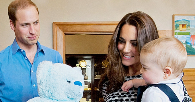 Королевская семья на встрече с обществом Royal New Zealand Plunket Society