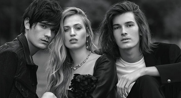 В Cети появилась обложка русского Elle с сыновьями Алена Делона и Пирса Броснана