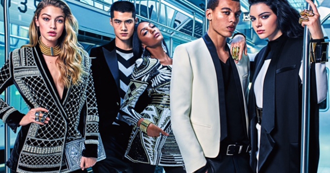 Первый взгляд: рекламная кампания коллекции Balmain для H&M