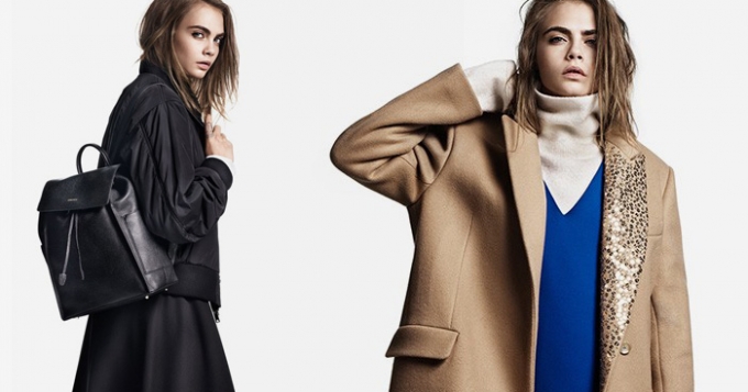 Снова в строю: Кара Делевинь в рекламной кампании DKNY