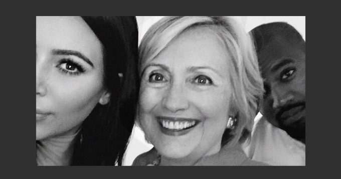 Хиллари Клинтон провела дружеские дебаты с Ким Кардашьян