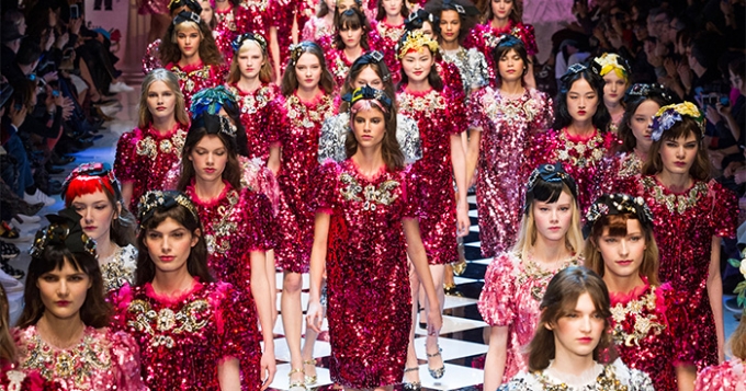 Обзор Buro 24/7: Dolce & Gabbana, осень-зима 2016