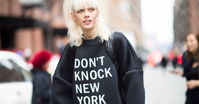 Неделя моды в Нью-Йорке, осень-зима 2016: street style. Часть 4