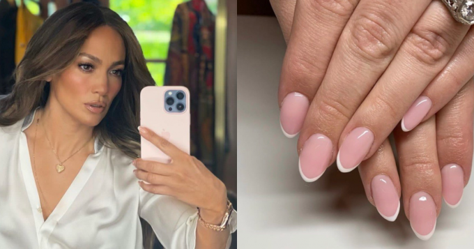 Беби-френч — лучший маникюр для офиса