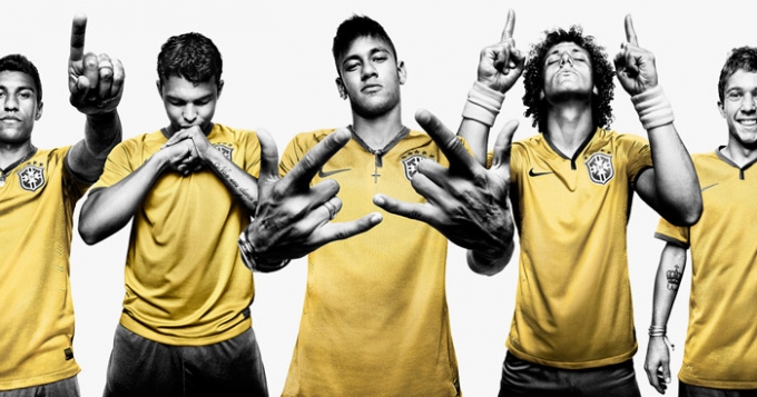 Nike представил футбольную форму хозяев ЧМ-2014