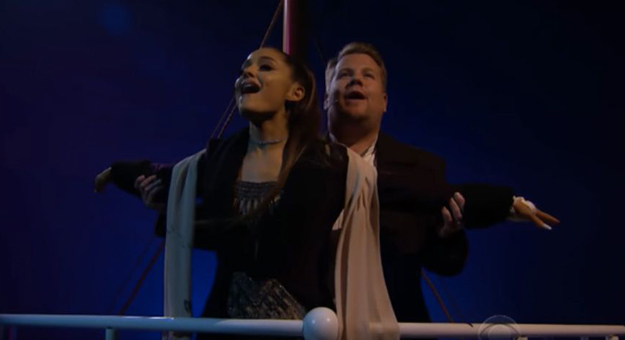 Ариана Гранде исполнила кавер на песню Селин Дион из «Титаника»