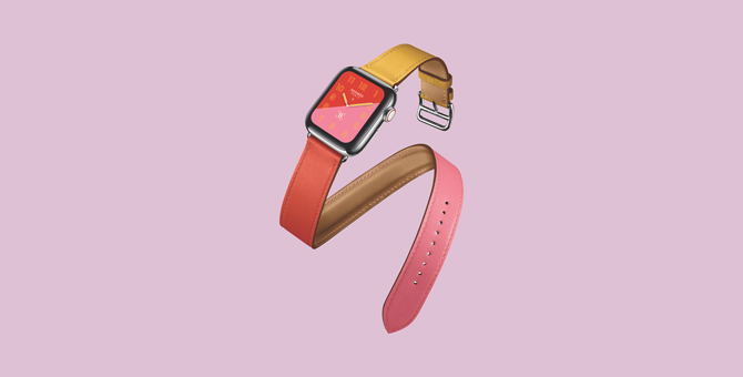 Hermès представил коллекцию браслетов для новых Apple Watch