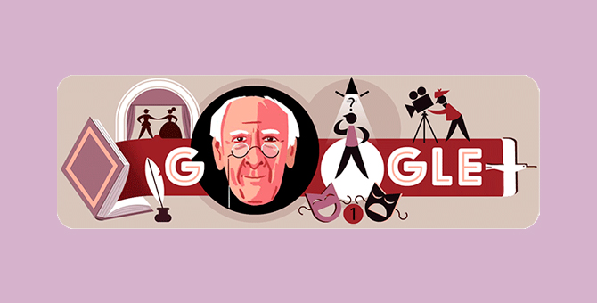 Google посвятила дудл сооснователю МХАТа Константину Станиславскому