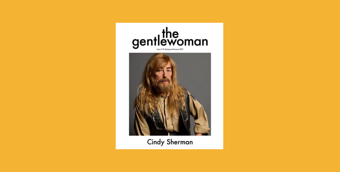 Художница Синди Шерман позирует с бородой на обложке нового номера The Gentlewoman