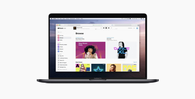 Apple представила официальную веб-версию Apple Music