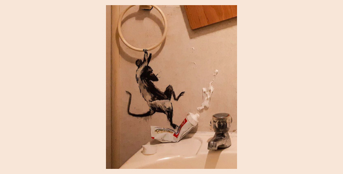 Бэнкси посвятил свою новую работу самоизоляции