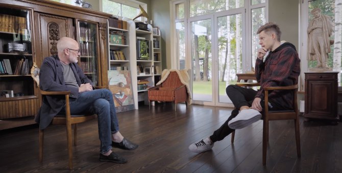 Юрий Дудь взял интервью у телеведущего и режиссера Александра Гордона