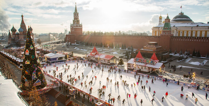 ГУМ откроет каток на Красной площади 29 ноября