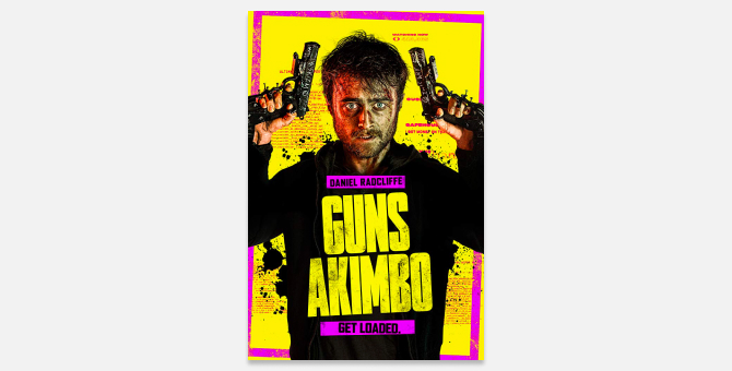 Пользователи «ВКонтакте» выбрали русскоязычное название фильма «Guns Akimbo» с Дэниелом Рэдклиффом