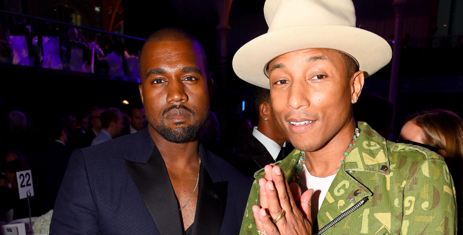 Канье Уэст взял интервью у Фаррелла Уильямса для i-D