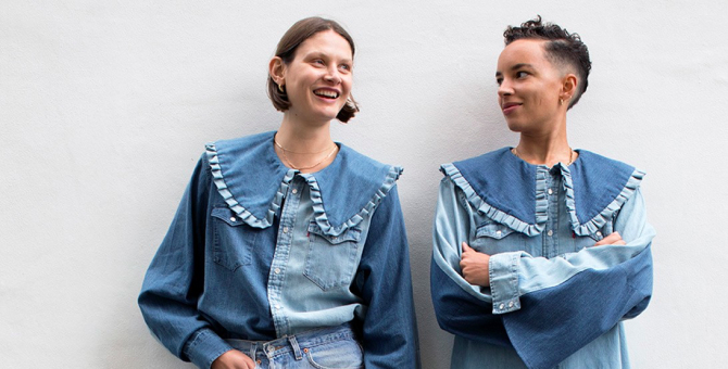 Ganni и Levi’s выпустили коллаборацию — вещи из нее нельзя купить, но можно арендовать
