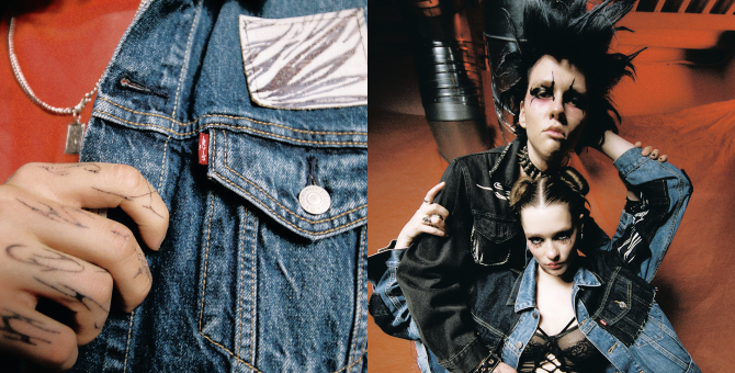 Levi's сделал апсайкл-коллекцию с творческим объединением «Кружок»