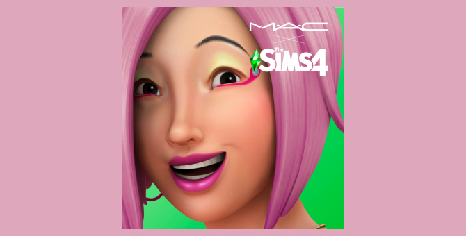 В игре The Sims 4 появилась косметика М.А.С.