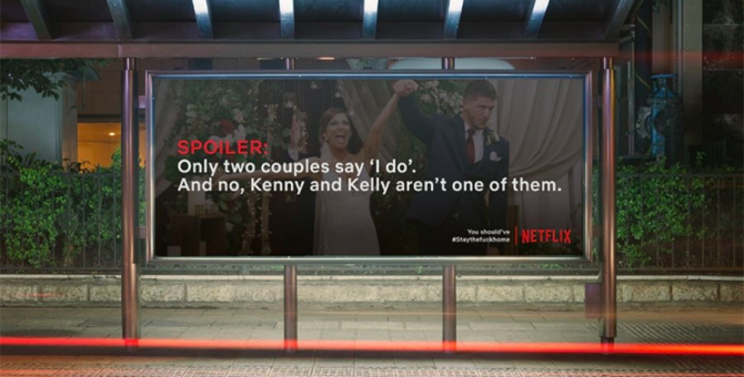 Студентки из Гамбурга запустили кампанию со спойлерами из сериалов Netflix, чтобы люди оставались дома