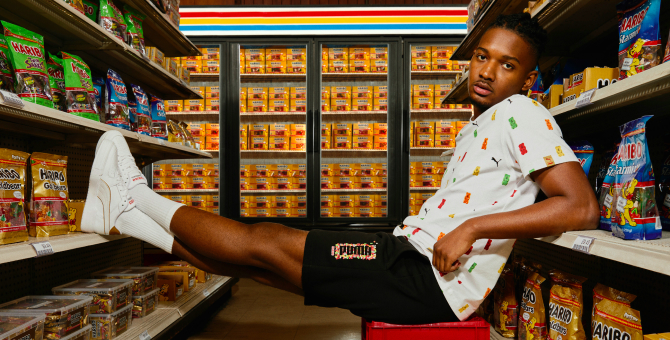 Puma выпустил коллаборацию с жевательным мармеладом Haribo