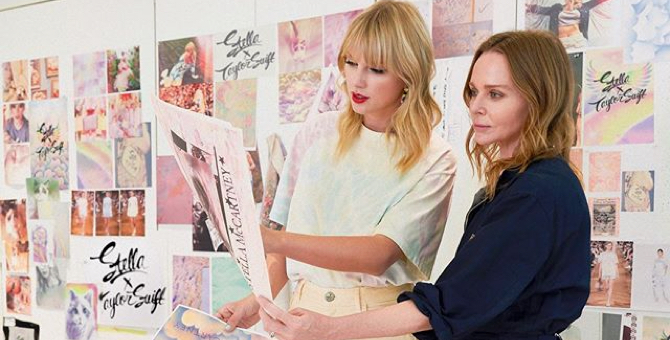 Тейлор Свифт выпустила линию мерчандайза совместно со Стеллой Маккартни