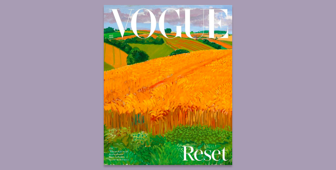 У нового номера Vogue UK будет 14 обложек — в том числе с работой Дэвида Хокни