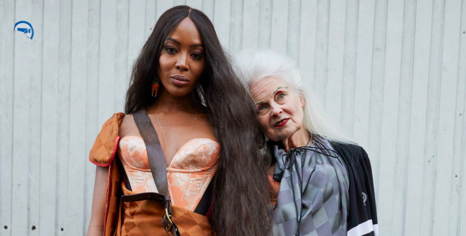 Наоми Кэмпбелл впервые снялась в кампании Vivienne Westwood