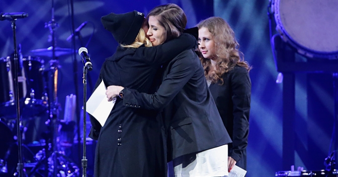 Мадонна встретилась с Pussy Riot в Нью-Йорке