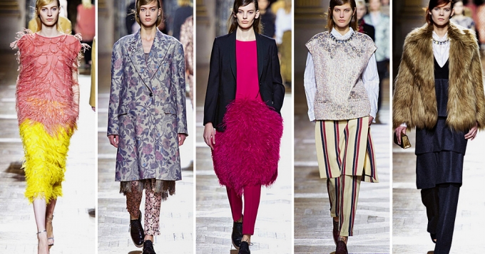 Обзор Buro 24/7: Dries Van Noten, осень-зима 2013/14