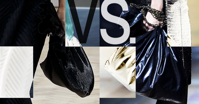 Сумка-мешок: J.W.Anderson VS Lanvin
