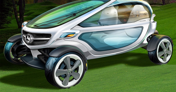 Концепт гольф-карта от Mercedes