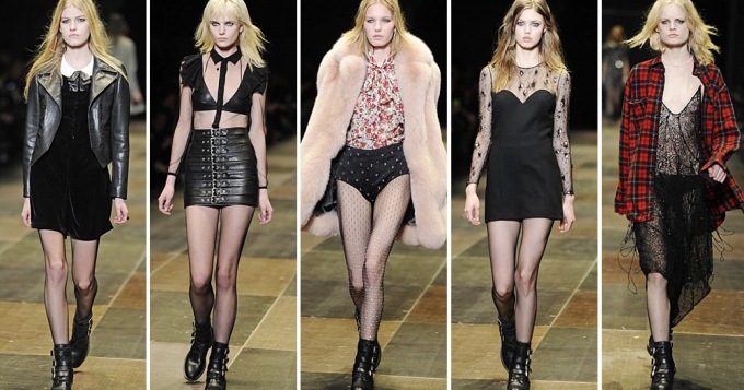 Обзор Buro 24/7: Saint Laurent, осень-зима 2013/14