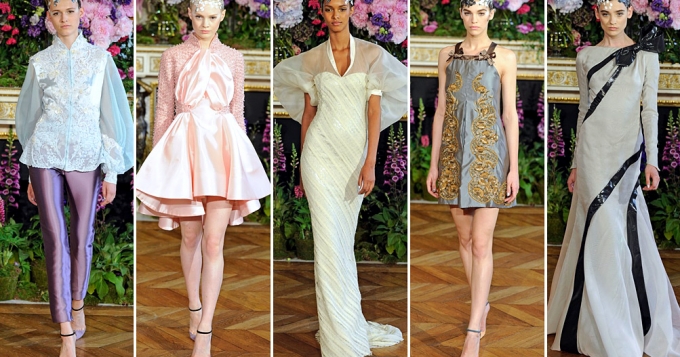 Обзор Buro 24/7: Alexis Mabille Couture, осень-зима 2013/14