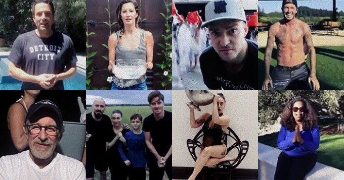 #ALSIceBucketChallenge: топ-10 видео от знаменитостей