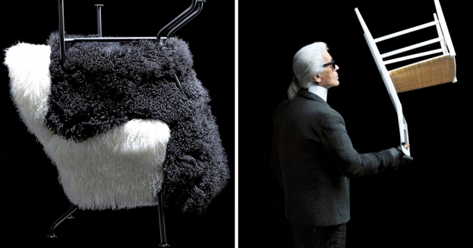 Карл Лагерфельд создал инсталляции для Cassina