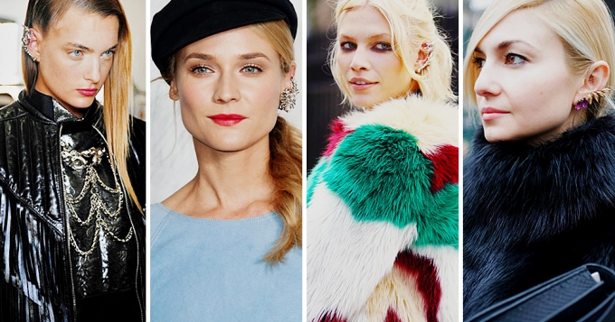 Тренд: серьги-каффы