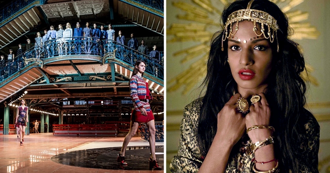 M.I.A. для показа Kenzo