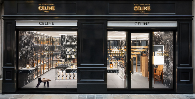 В Париже открылся парфюмерный бутик Celine