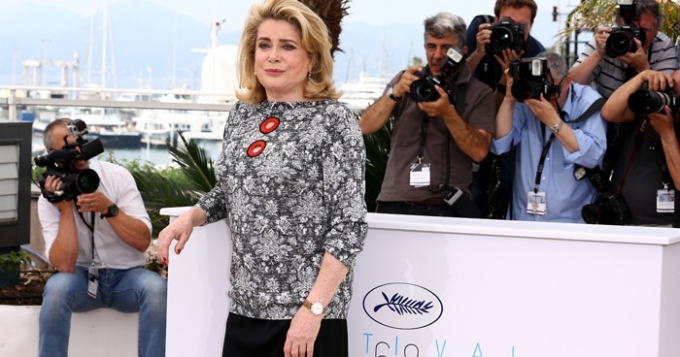 Команда фильма La Tête Haute на фотоколле в Каннах