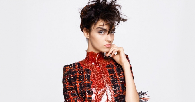 Магда Лагинхе в съемке к выходу Chanel Couture, осень-зима 2014
