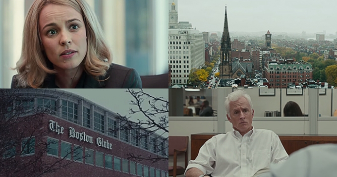 Триллер \"В центре внимания\" с Майклом Китоном, Рэйчел МакАдамс, Марком Руффало и Ливом Шрайбером