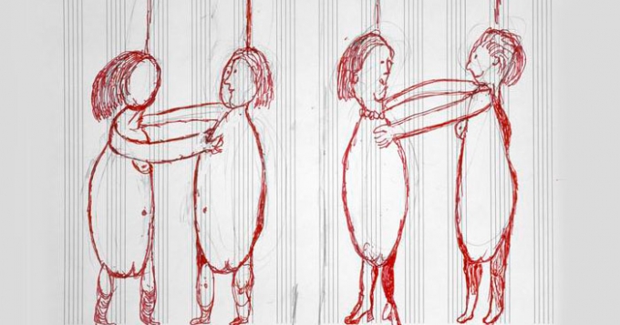 В нью-йоркской Cheim & Read подвесили работы Луизы Буржуа