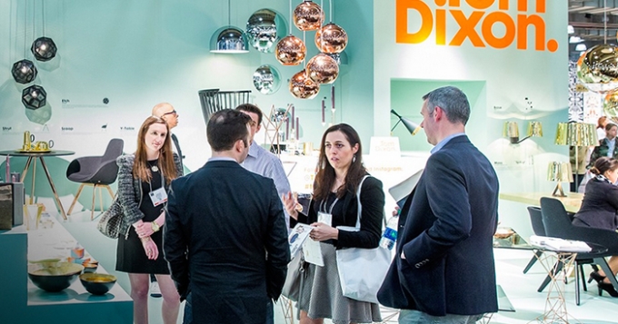 Открытие международной выставки мебели ICFF