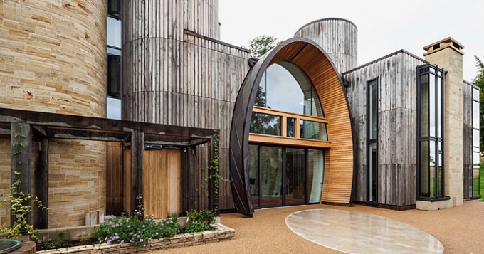 Вилла Downley House на месте старой фермы